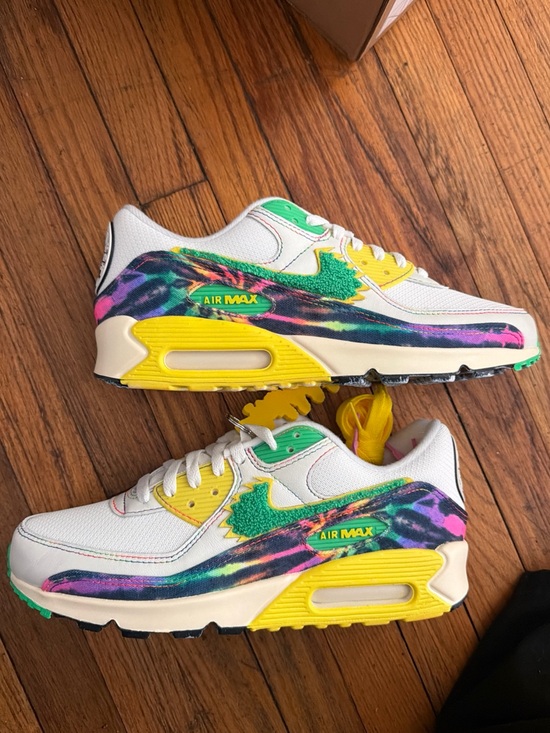 Nike Other - Nike Air Max 95 Grateful Dead Sneakers - White/Yellow/Green/Purple/Pink